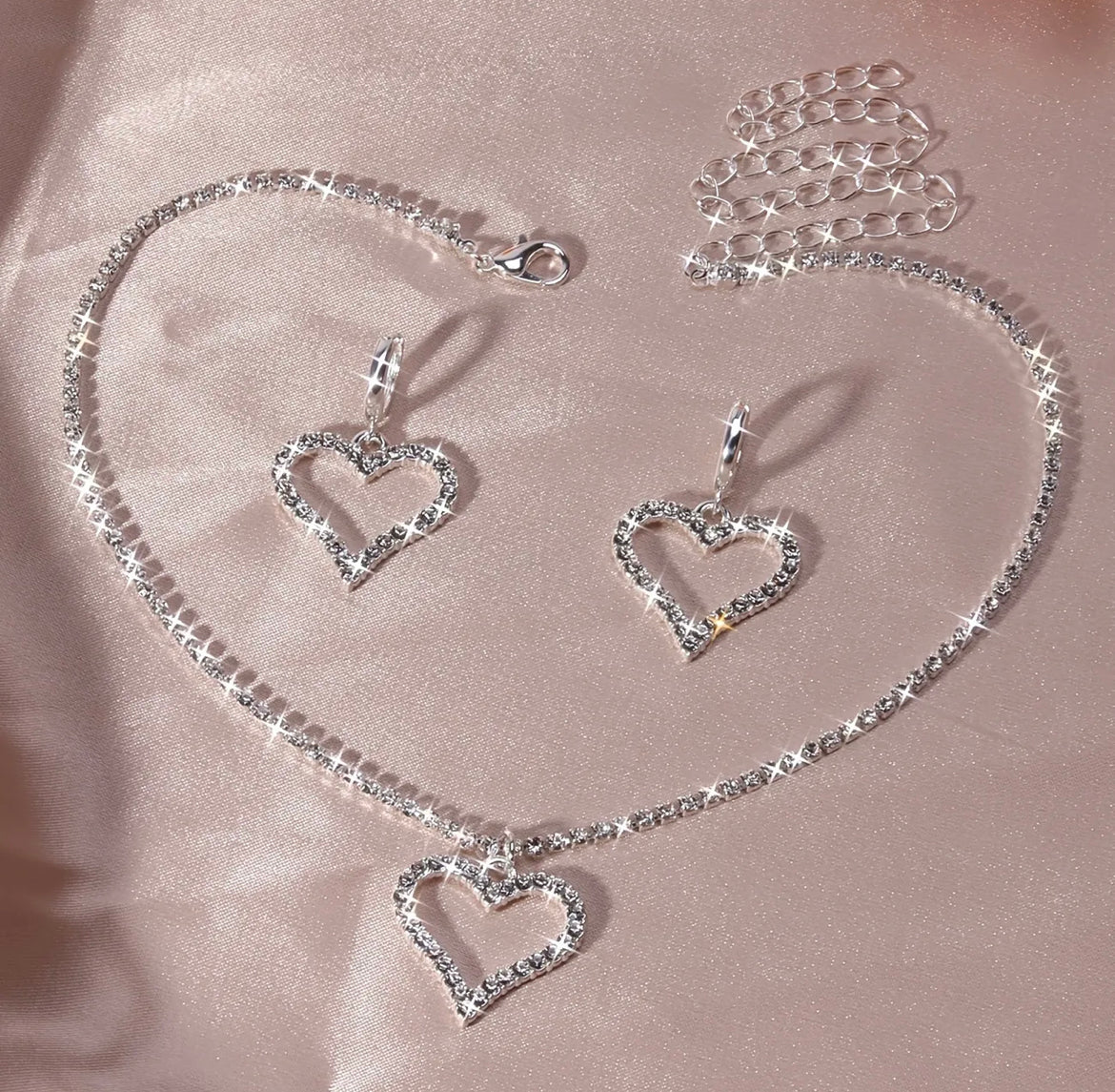 Heart Jewelry Set