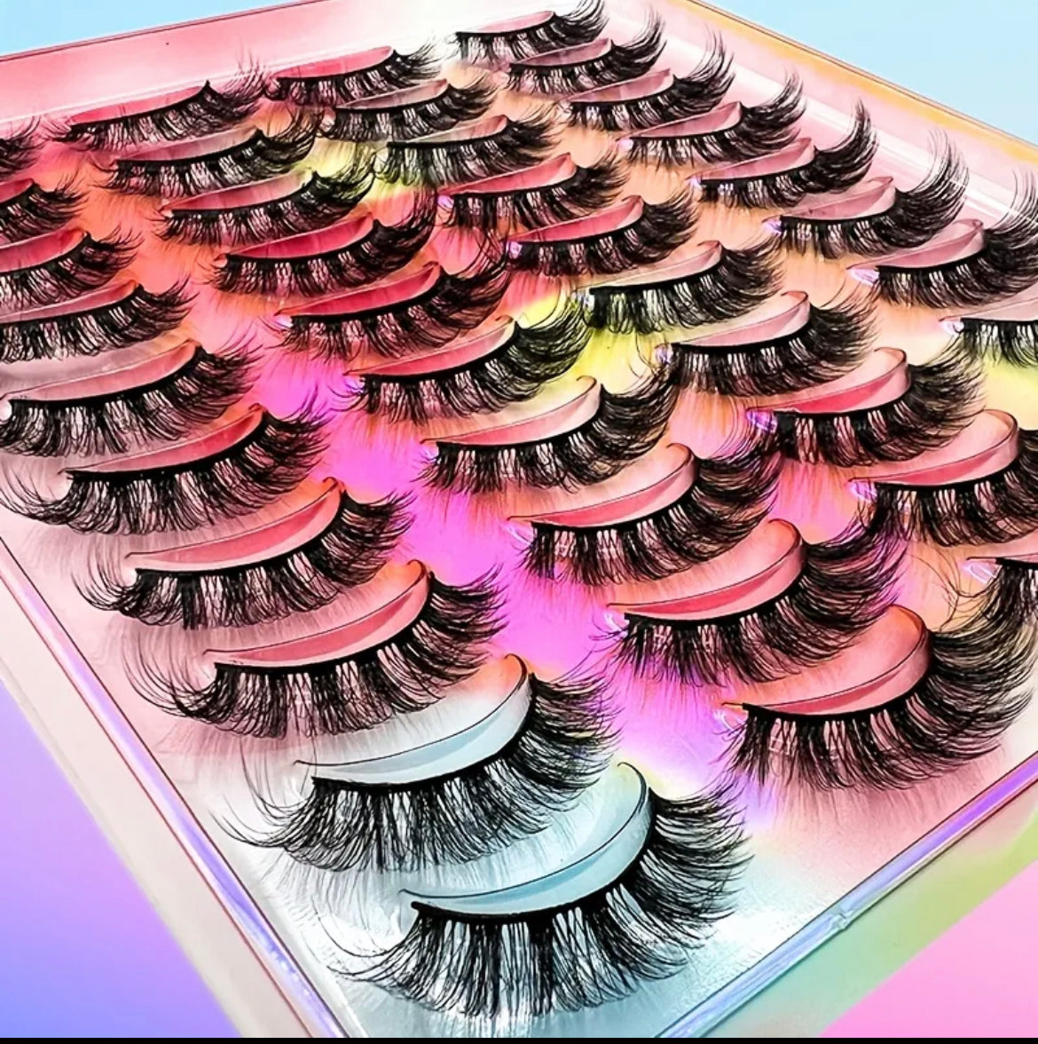 20 Pairs False Eyelashes