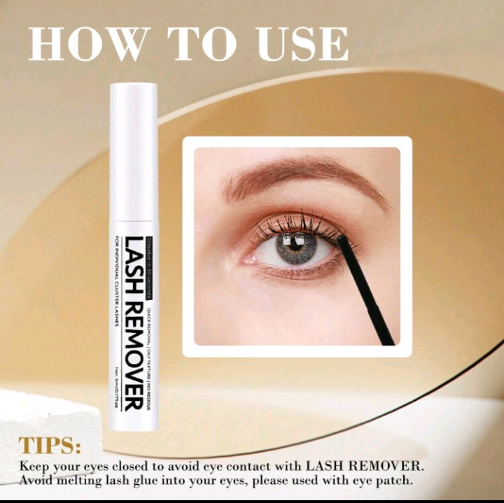 Eyelash glue remover (pink)