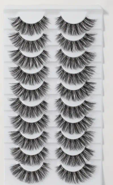 10 pairs Russian Strip Lashes