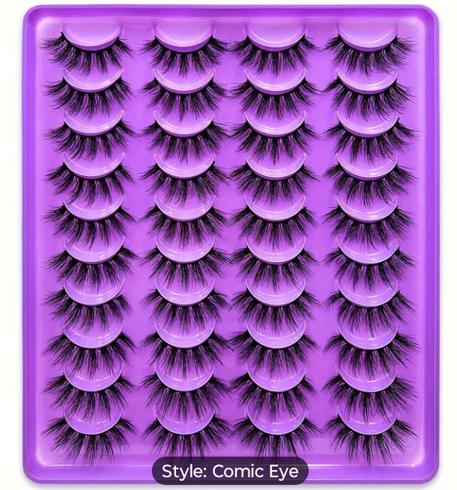 20 pair of Mink Fur Eyelashes
