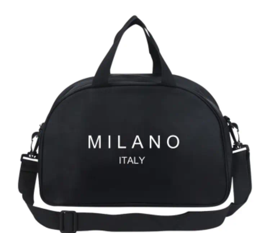Black Milano Italy Crossbody Bag