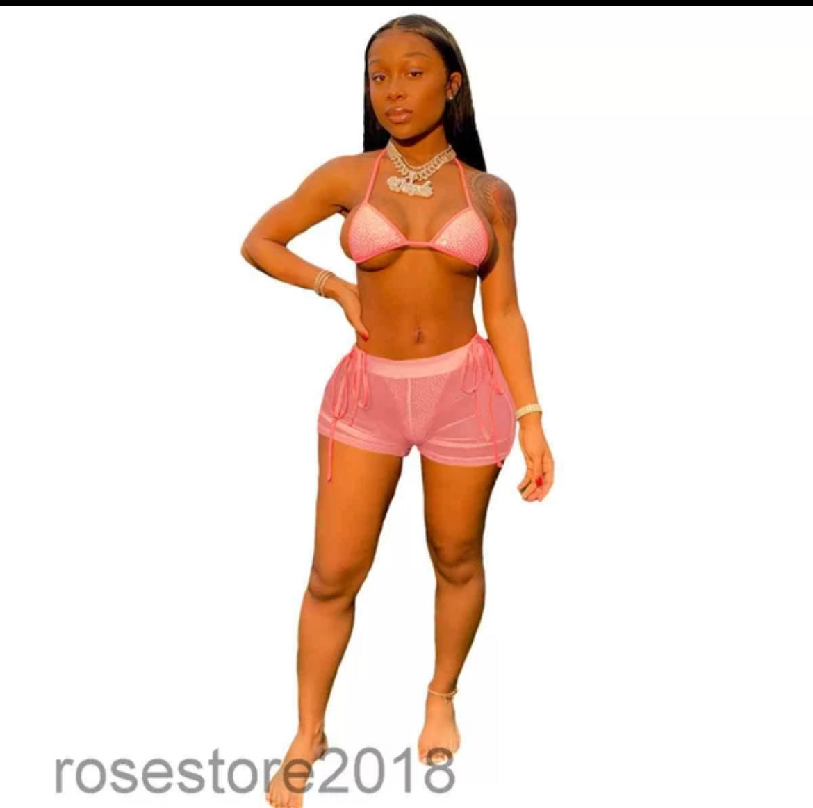 Beach Bikini 3pc Suit