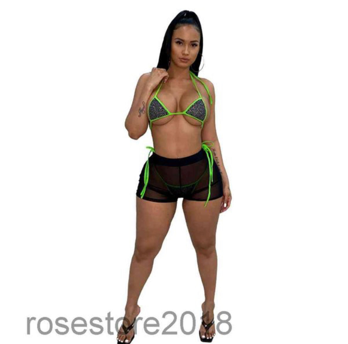 Beach Bikini 3pc Suit
