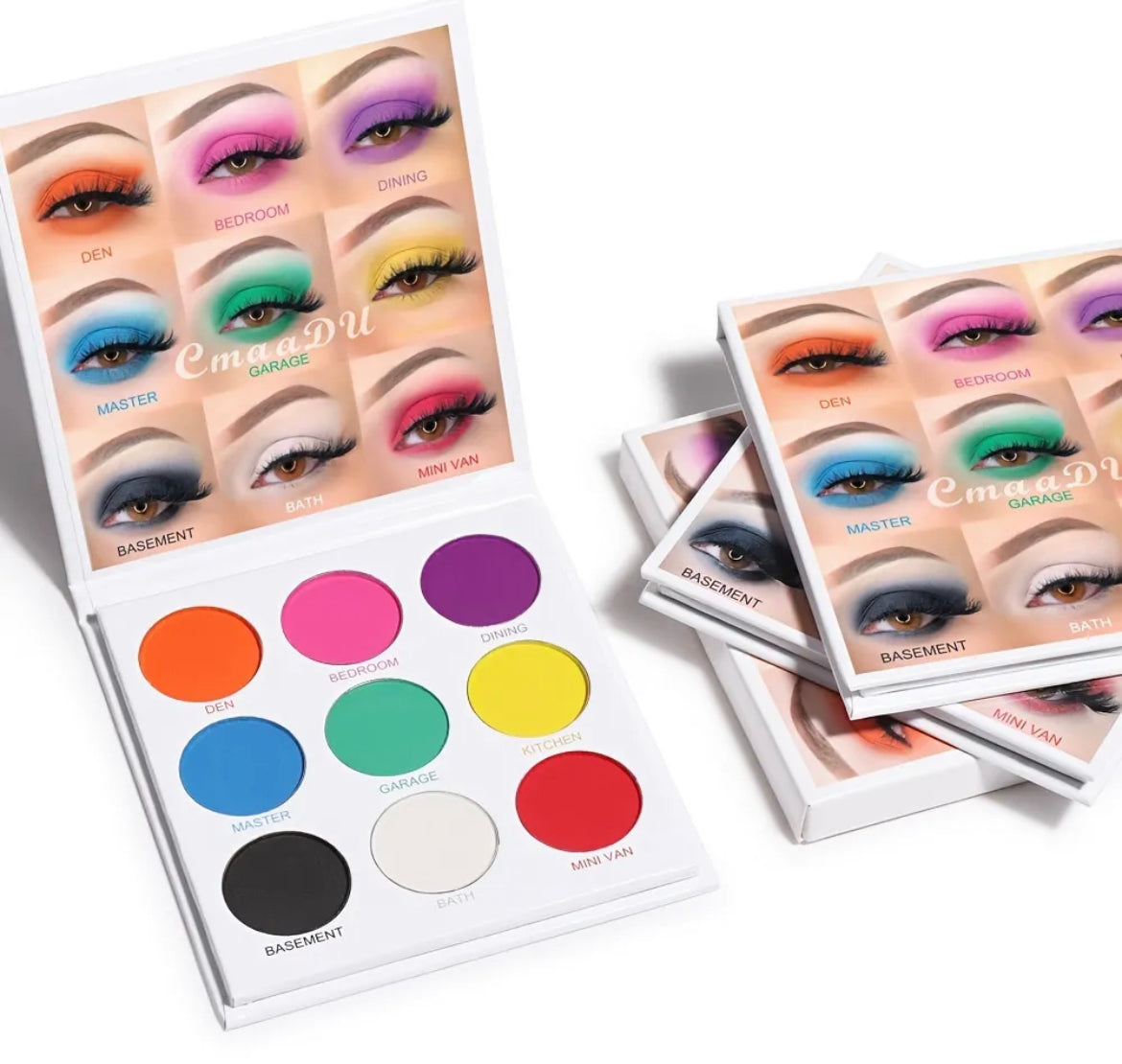 9 colors Rainbow Eyeshadow Palette