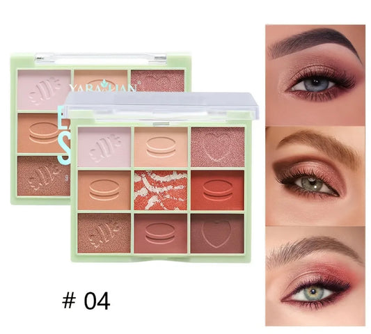 9 color eyeshadow palette