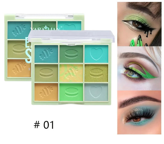 9 colors eyeshadow palette