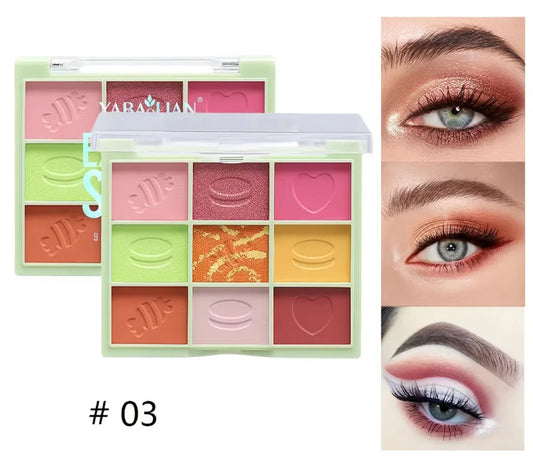 9 color eyeshadow palette