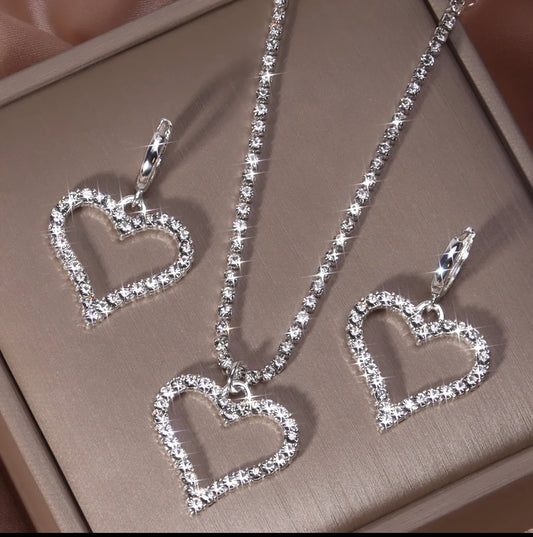 Heart Jewelry Set