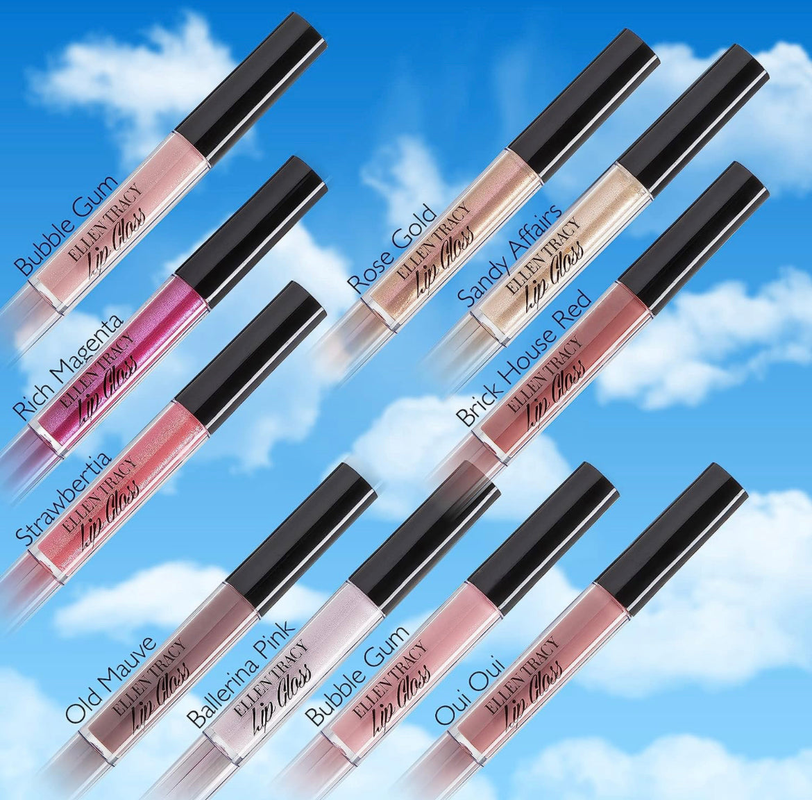 Shimmery Lip Gloss Collection Set
