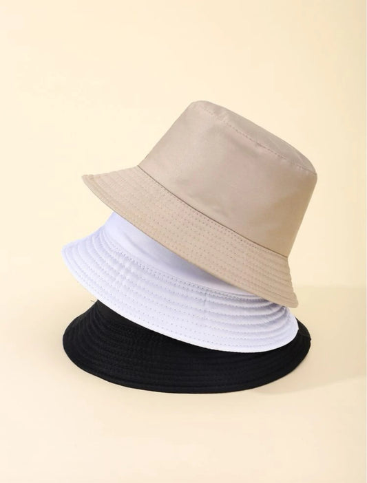 Tan Solid Bucket Hat