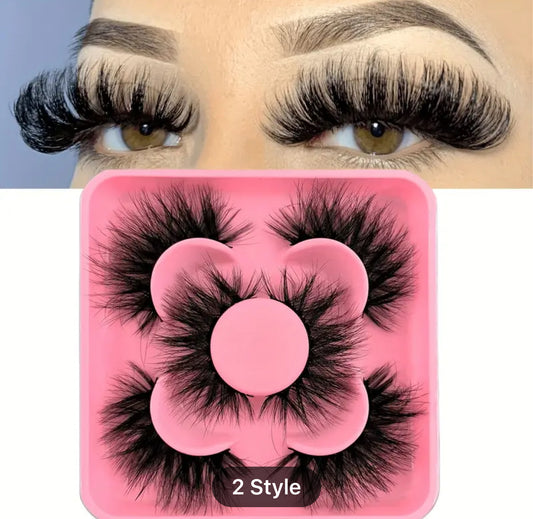 3 Pairs 3D Mink Lashes
