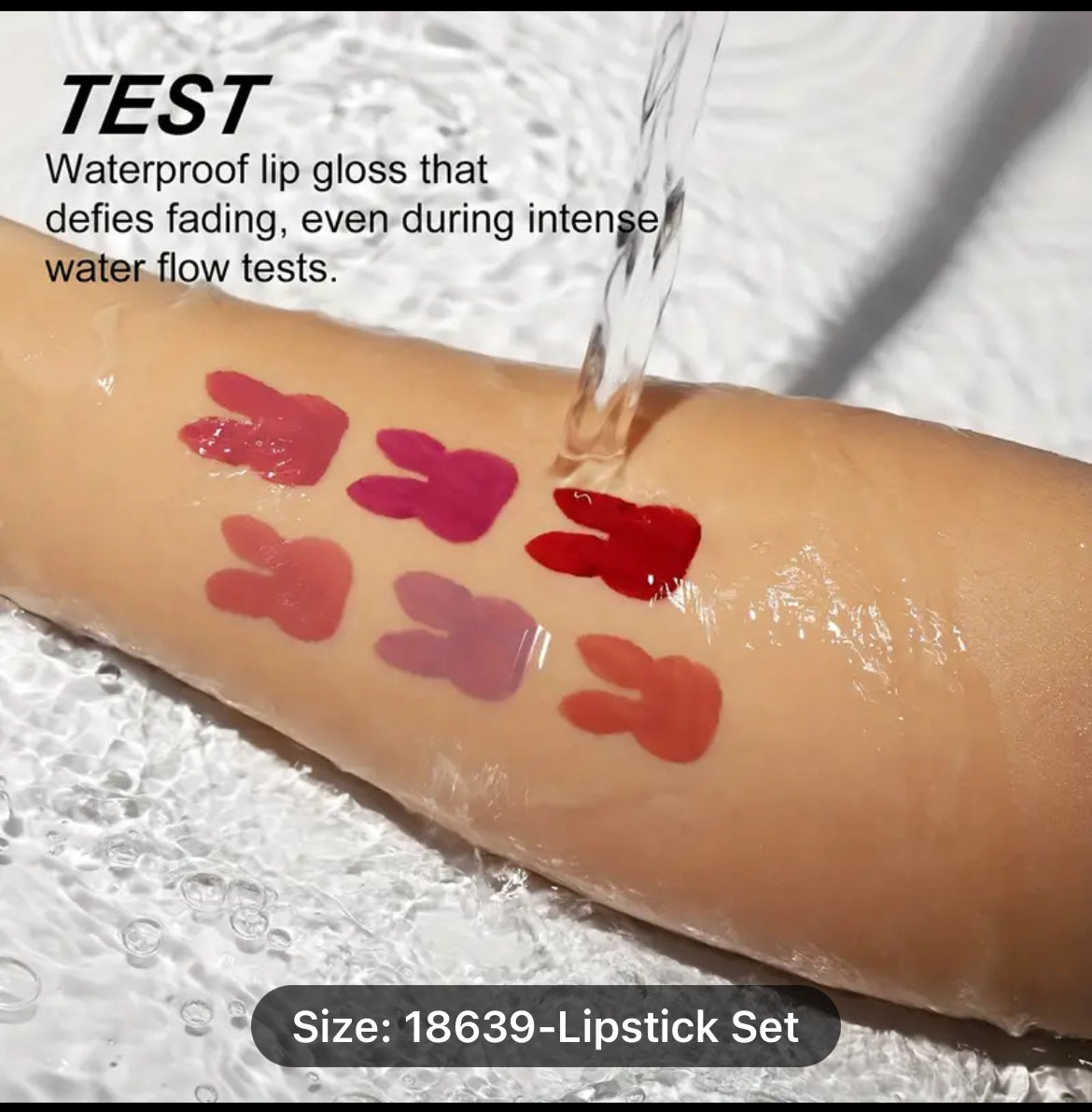 6 pcs/ set waterproof Matte Velvet