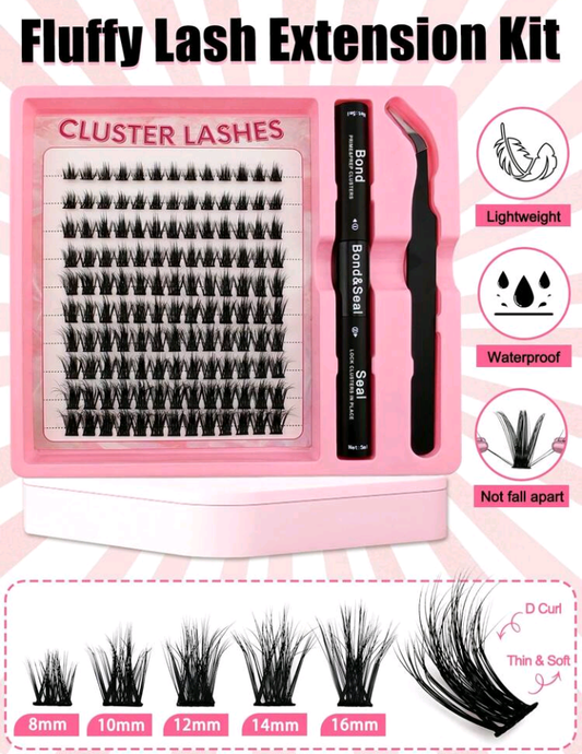 Lashes extensions kit 130pcs 8-16mm mixed length