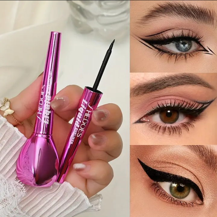 1pcs-Dark Black Eyeliner Liquid Pen, Quick-drying, Ultra-fine, Waterproof and Sweat-proof, Long-lasting
