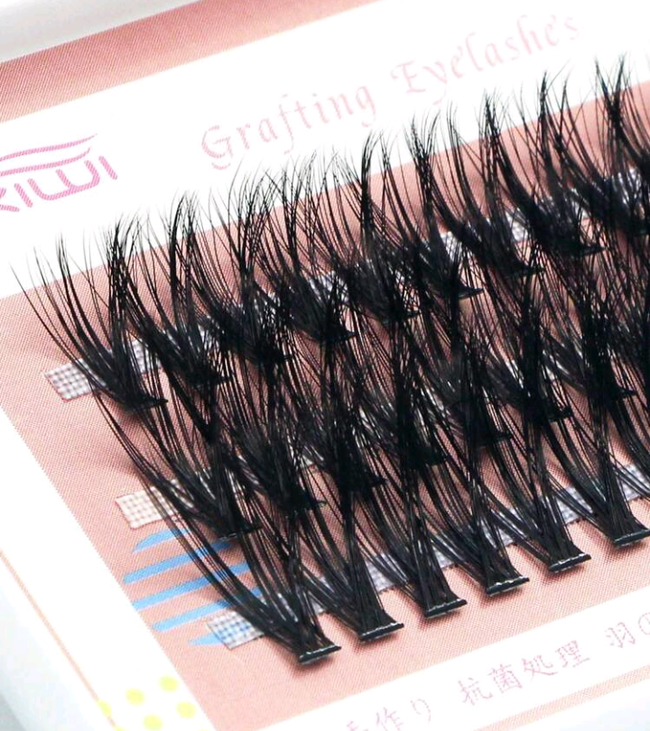 60 Pcs Cluster Lashes Faux Mink Eyelashes 40D 0.07C Curling Volume Lash 12-14-16mm Natural Look 3D Fake Eyelashes Individual DIY Eyelashes Extension