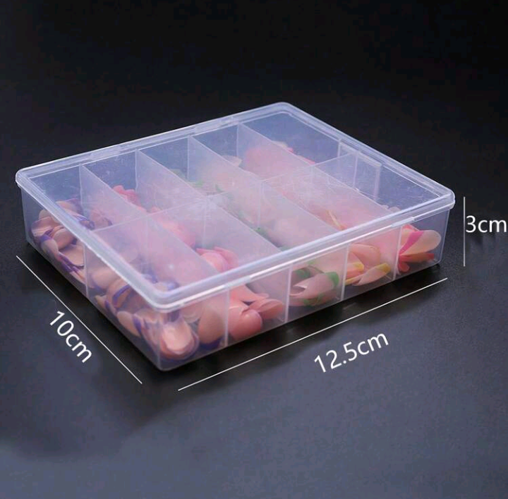 240pcs multicolor short round fake nails