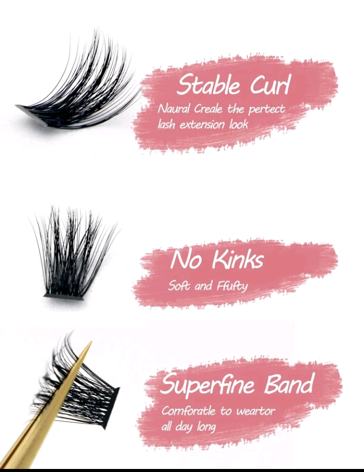 Lash Clusters Eyelash Extensions Clusters Natural Individual Lashes D Curl 168 PCS False Eyelash 9-16MM Clusters Volume Individual Lashes Cluster at Home Use