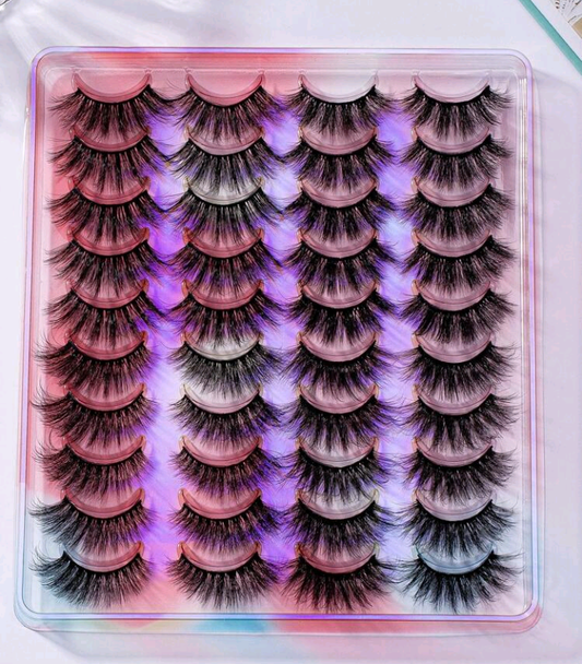 20 pair of Mink Eyelashes