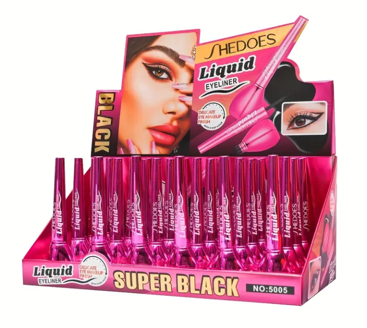 1pcs-Dark Black Eyeliner Liquid Pen, Quick-drying, Ultra-fine, Waterproof and Sweat-proof, Long-lasting