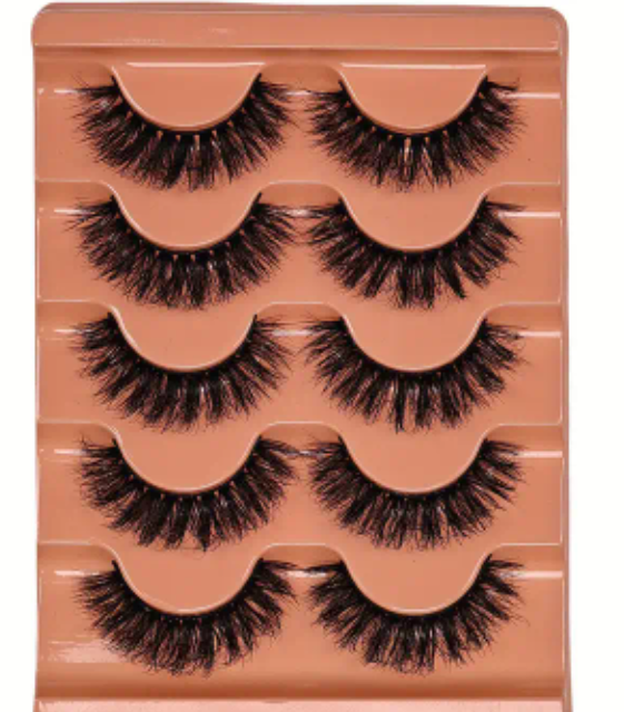 5 pair of Fluffy & Wispy 3D Eyelashes